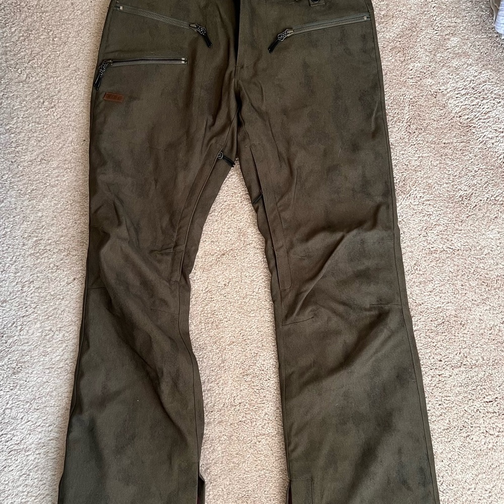 Olive Green Outdoor Pants